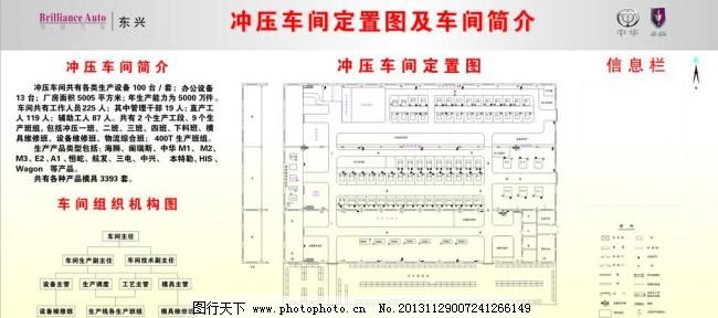 精密有序，高效生產(chǎn)——沖壓車間定置圖及車間簡介圖片展示